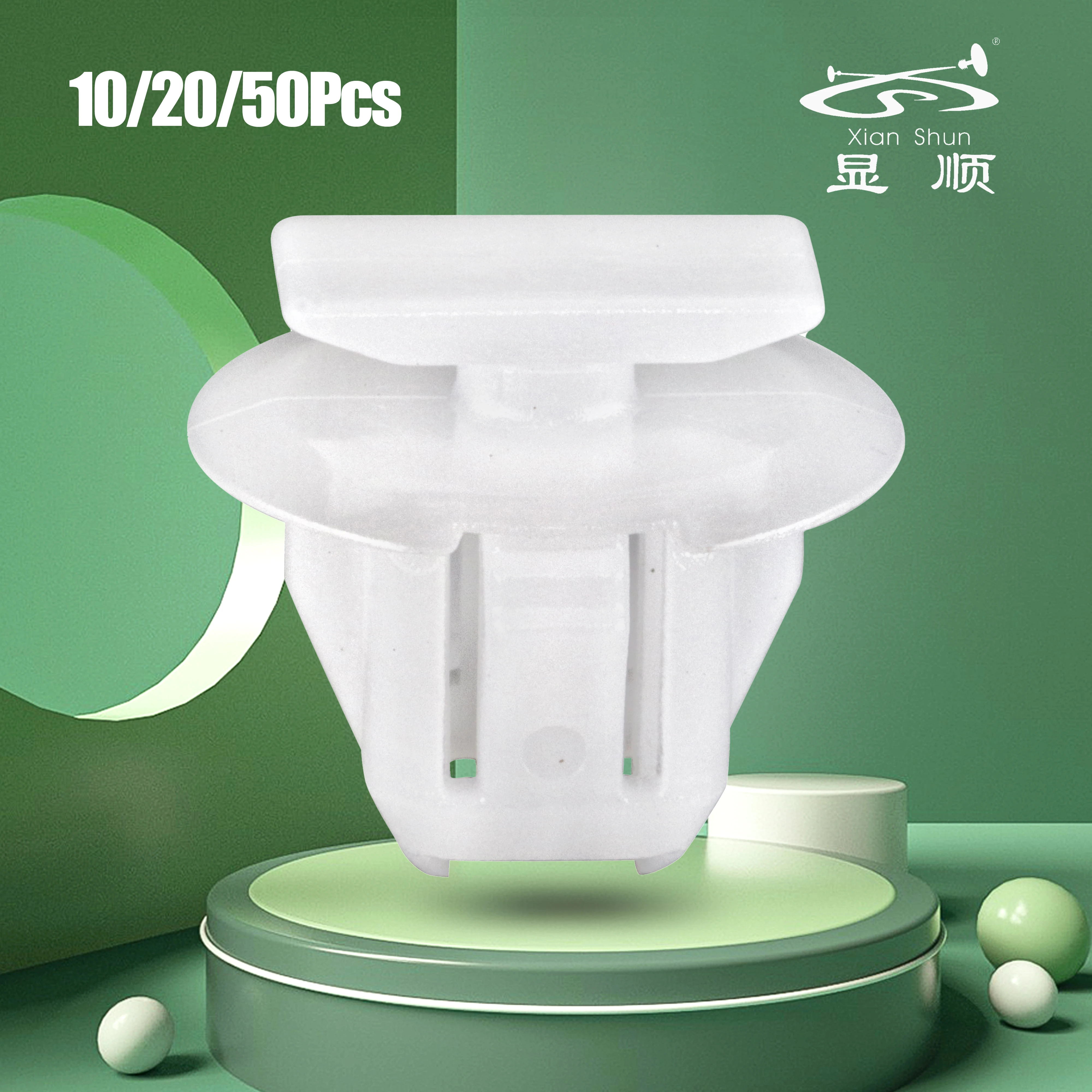 

10/20/50Pcs White POM Fender Flare Interior Replacement Parts Car Fastening Clips Car Accessories For Nissan 76882JG00A