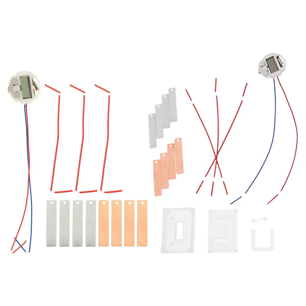 

2Sets Fruit Science Experiment Kit DIY Potato Clock Making Physics Project for Students Science Kits Electricity