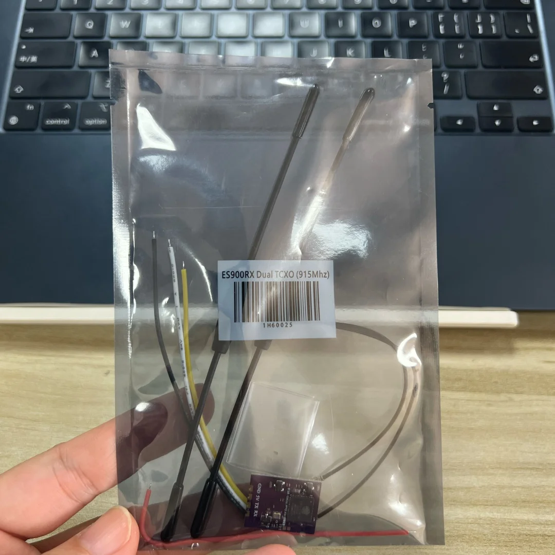 HappyModel ES900 DUAL RX ELRS Diversity Receiver 915MHz / 868MHz Built-in TCXO for RC Airplane FPV Long Range Drones DIY Parts