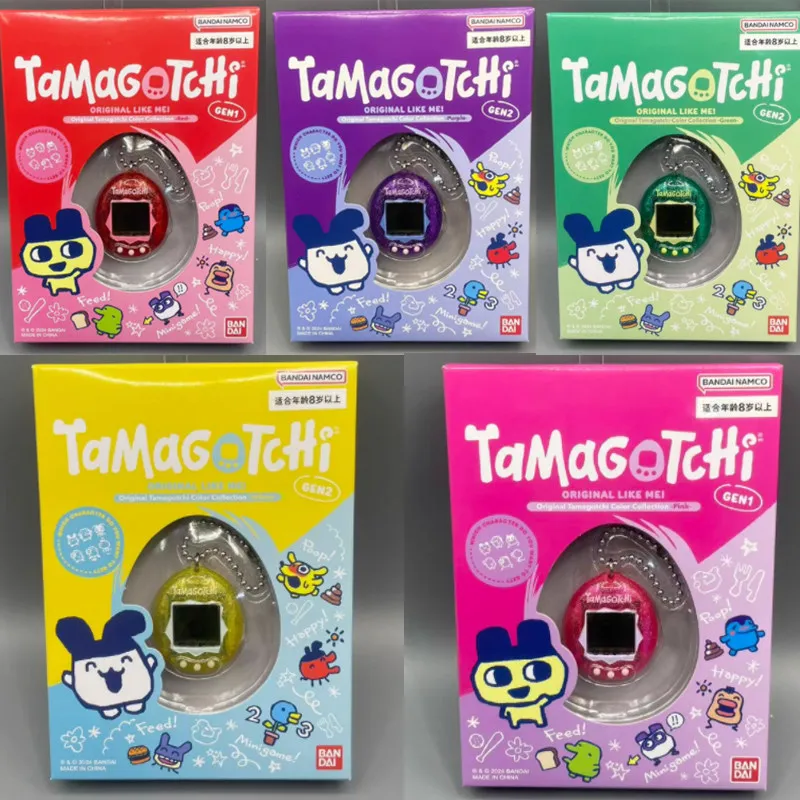 

Оригинальная переоборудованная портативная игровая консоль для домашних животных Bandai Tamagotchi (детская игрушка, неразъемная версия)