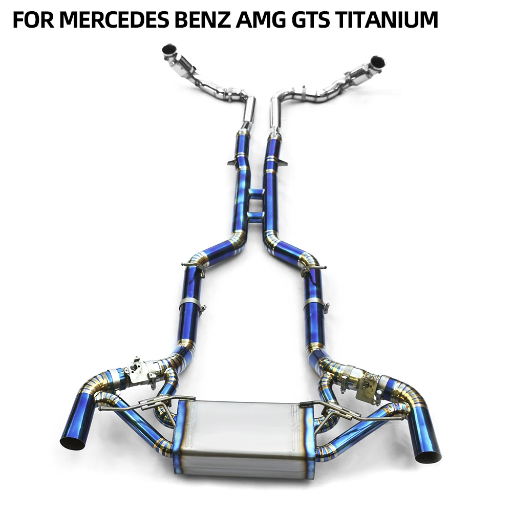 Premium Titanium Exhaust Pipe with High-Performance Valve for Benz  GT GTS GTC with Muffler Valve Pipe Exhaust System