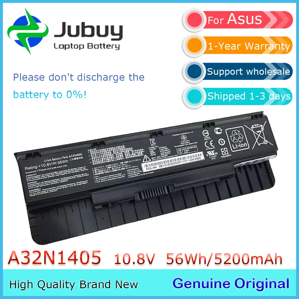 A32N1405 10.8V 56Wh Original Laptop Battery for ASUS G551 G551J G58JM N551 N551J GL551 G771 GL771J N751 N751JK