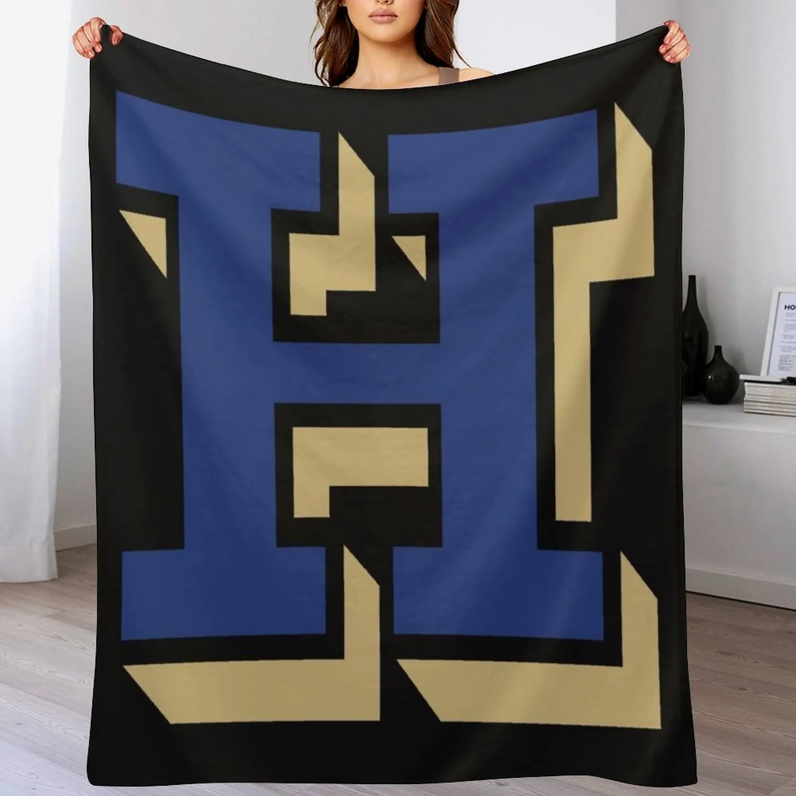 

Hamilton College Continentals Throw Blanket Anti Shedding Soft Fuzzy Blanket for Home
