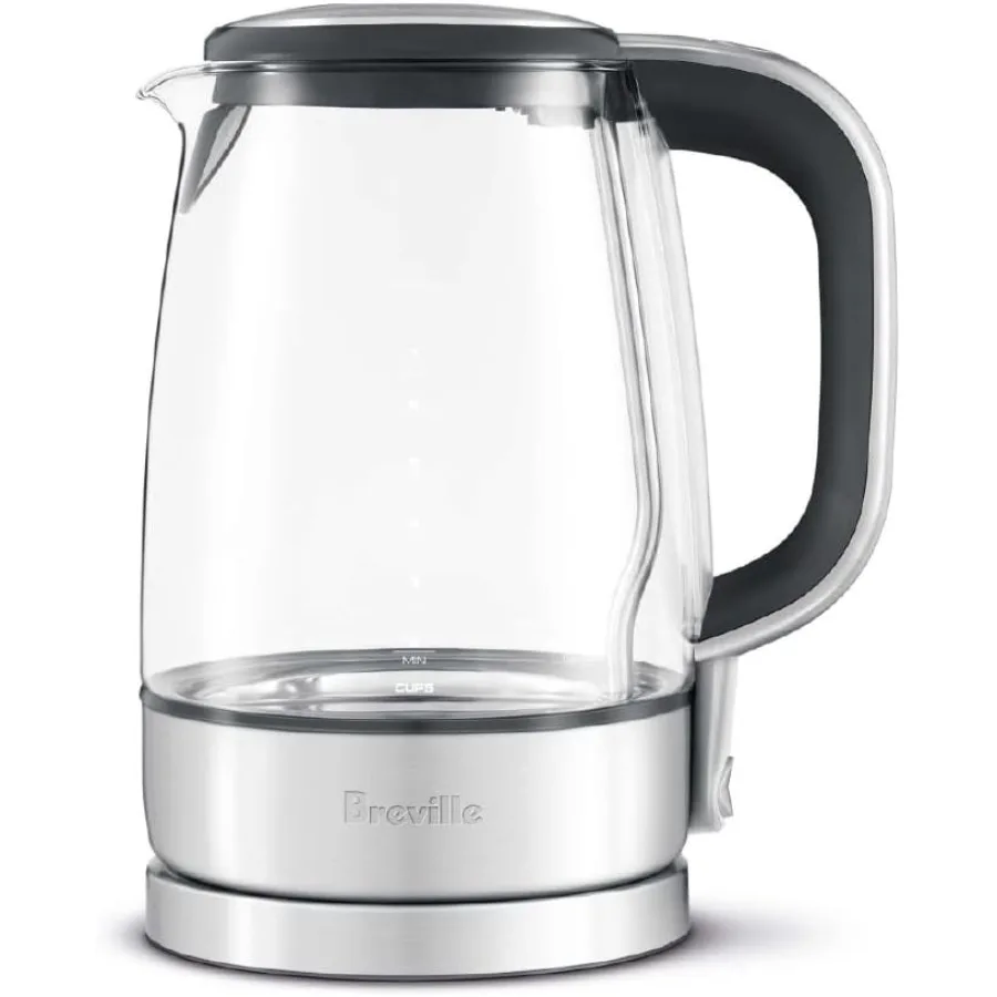 

Чайник Crystal Clear BKE595XL для кухни, прозрачный пластиковый, элегантный белый, высокопроизводительный, с автоматическим отключением для безопасности