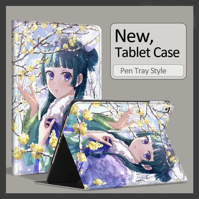 Purple Anime Maomao Fashion For Xiaomi Poco Redmi Pad 8 2 4 5 6 6S 7 7S SE Pro 14 11 11.2 12.1 12.5 Inch Tablet Case