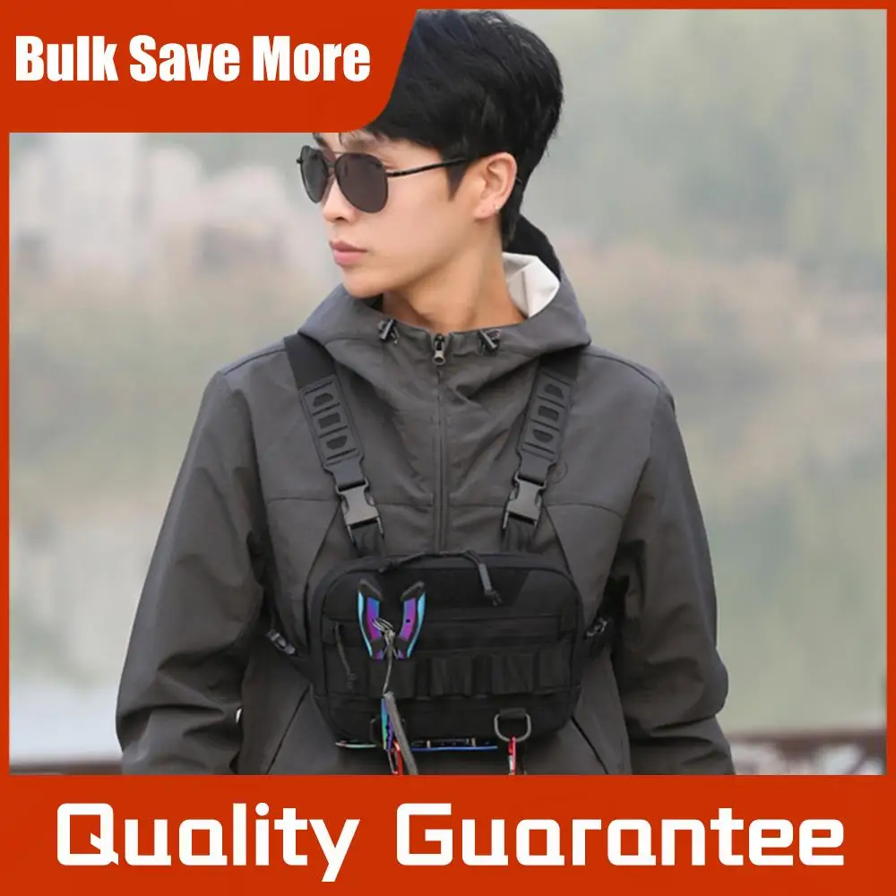 

Рюкзак для альпинизма и кемпинга с регулируемыми лямками, туристический жилет-рюкзак с множеством карманов, поясная сумка для активного отдыха и спорта на открытом воздухе