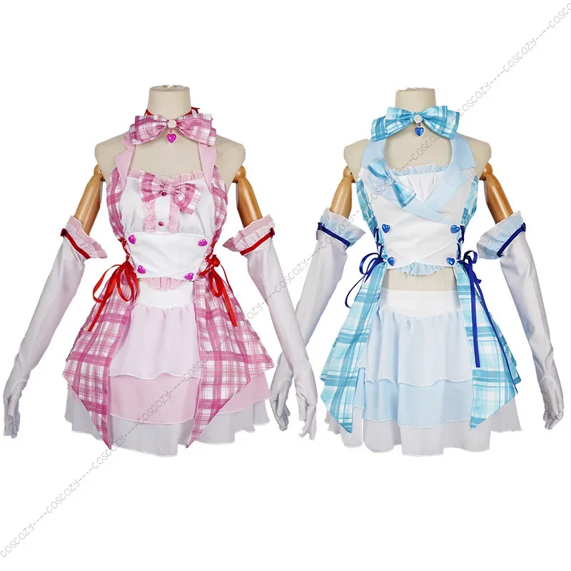 Anime Chocolate Cosplay Costume Performance Dress Lolita Dress Cute Neko Girls Vanilla Cosplay Costume Comic con abiti