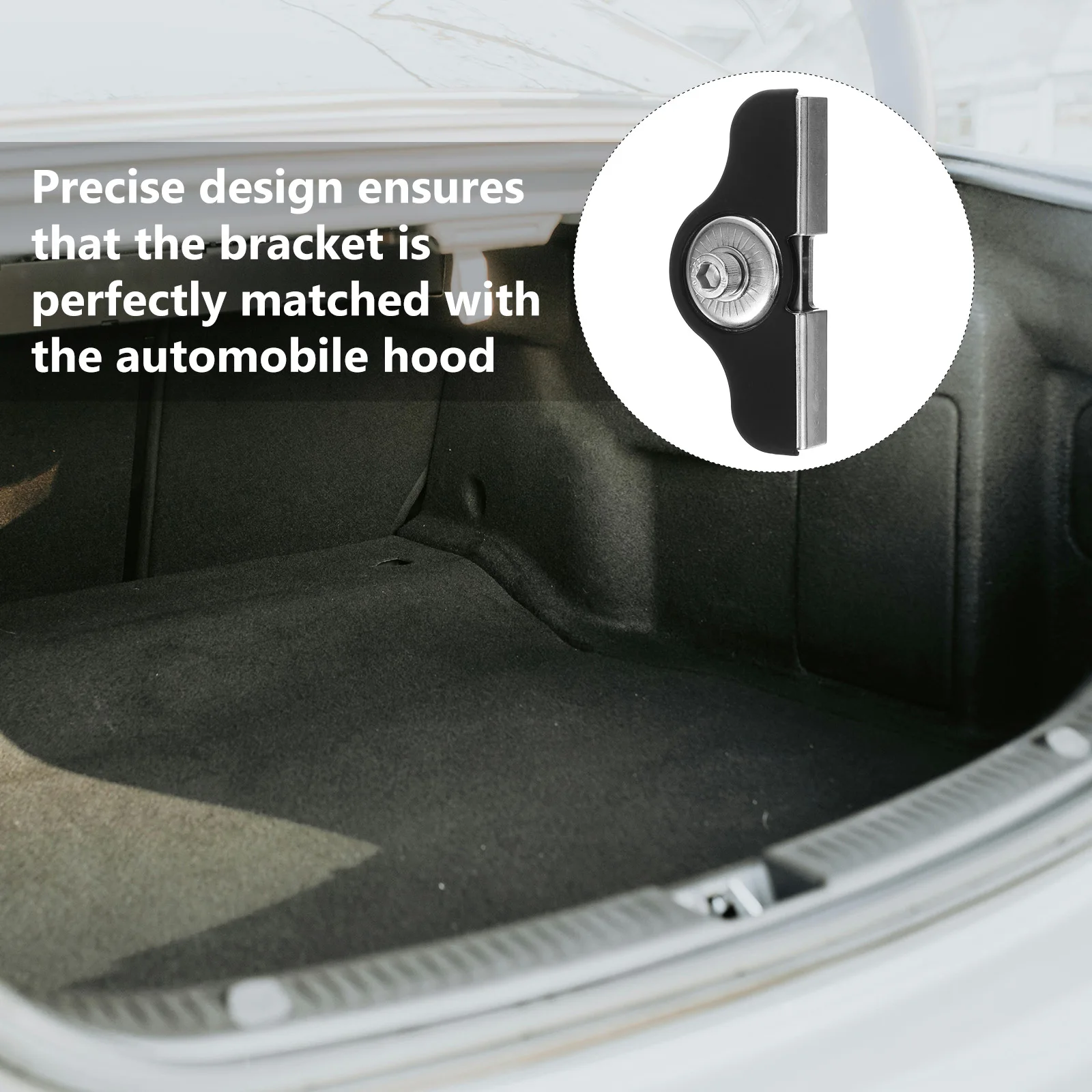 

Hood Mount Light Brackets Car Engine Cover Silica Gel Precise Design Multiple Options Sturdy Construction Durability Stainless