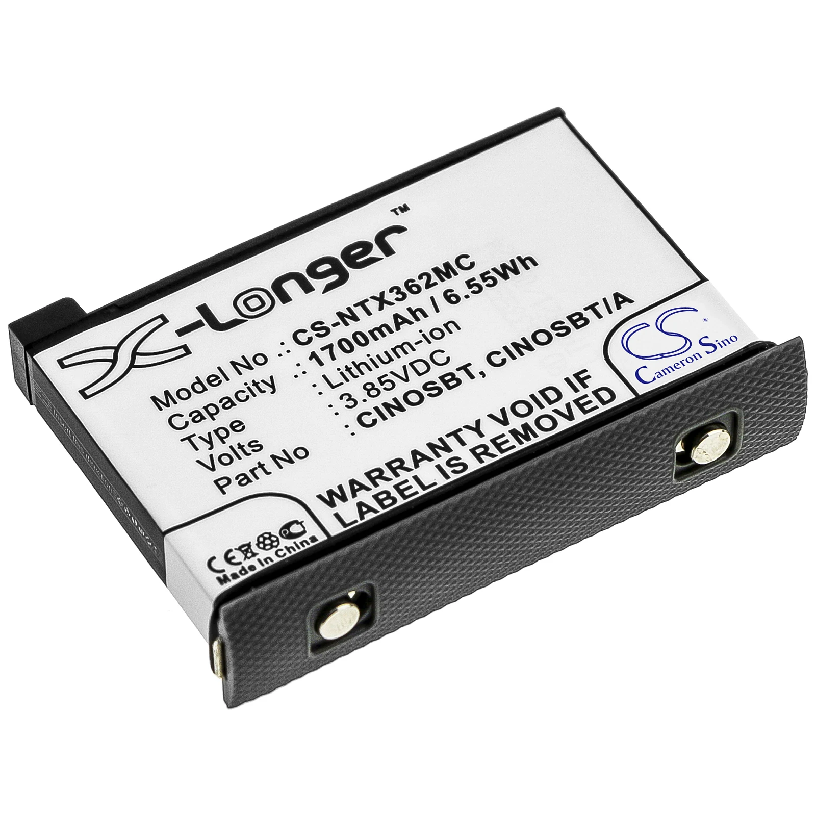 

Camera 1700mAh Battery For Insta360 CINOSBT CINOSBT/A One X2