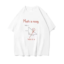 New creative Big Bang Mathematical Formula Printing Unisex Cotton Short Sleeve T-shirt