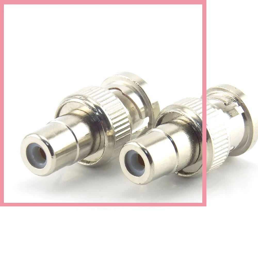 1pc/10pcs BNC male TO RCA female Plug COAX Adapter Connector plug  F/M Couple for Security System Video CCTV Camera B6