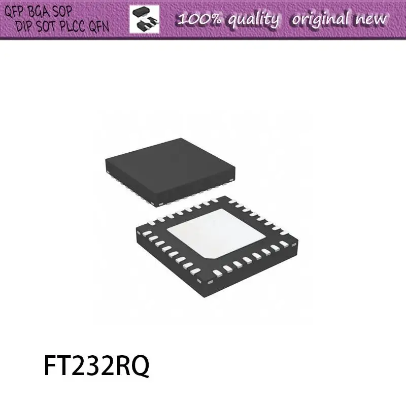 

НОВИНКА 1 ШТ./ПАРТИЯ FT232RQ-REEL FT232 FT232RQ 232RQ 232RQ-REEL QFN-32