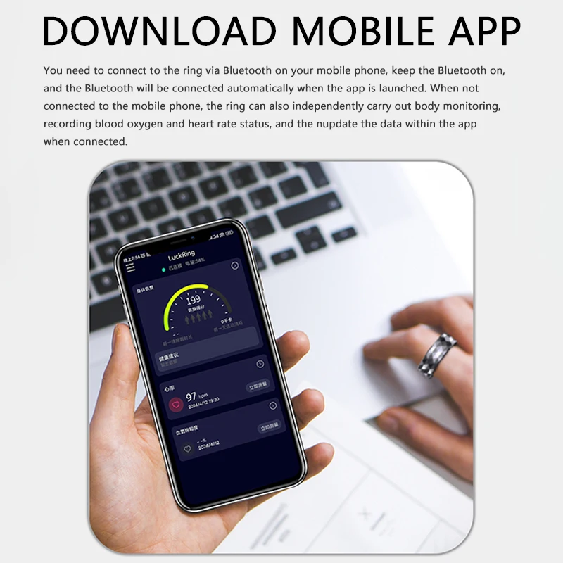 Mode Smart Ringe Aluminium legierung Sport Schlaf Übung Bewegungs überwachung wasserdichte Gesundheit Fitness Tracker Ringe