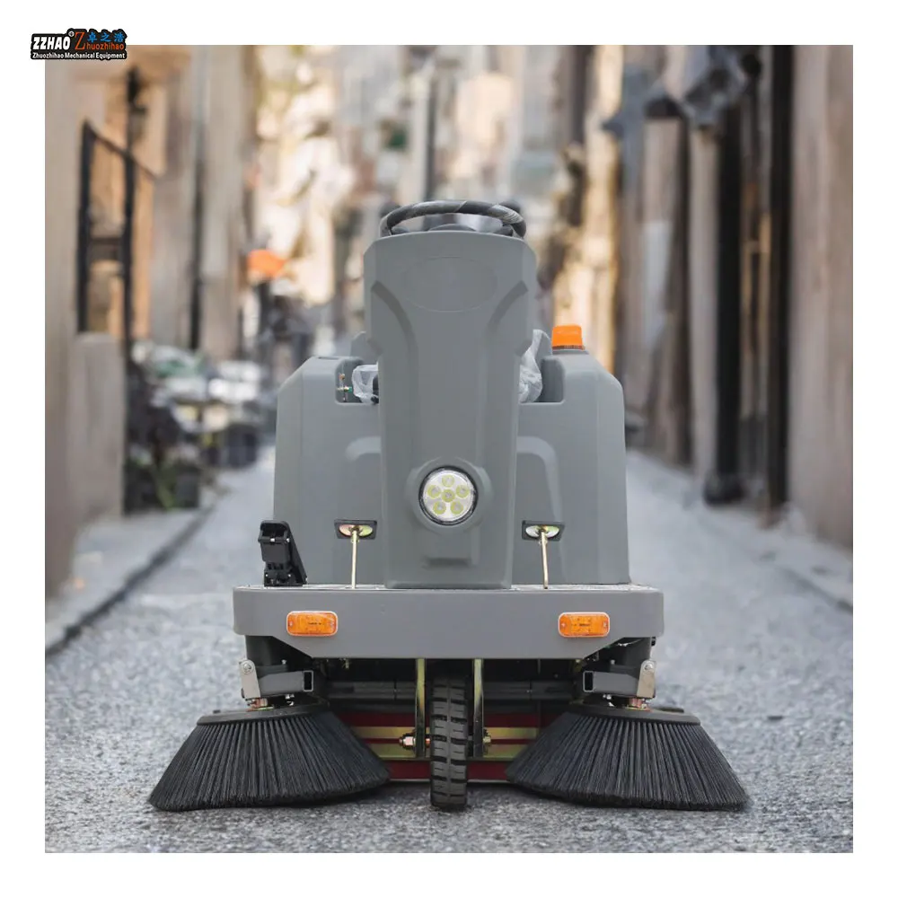 

Industrial Ride Road Electric Street Sweeper Cleaning Machine Commercial Floor Scrubber Professional Power Sweeper For Sale