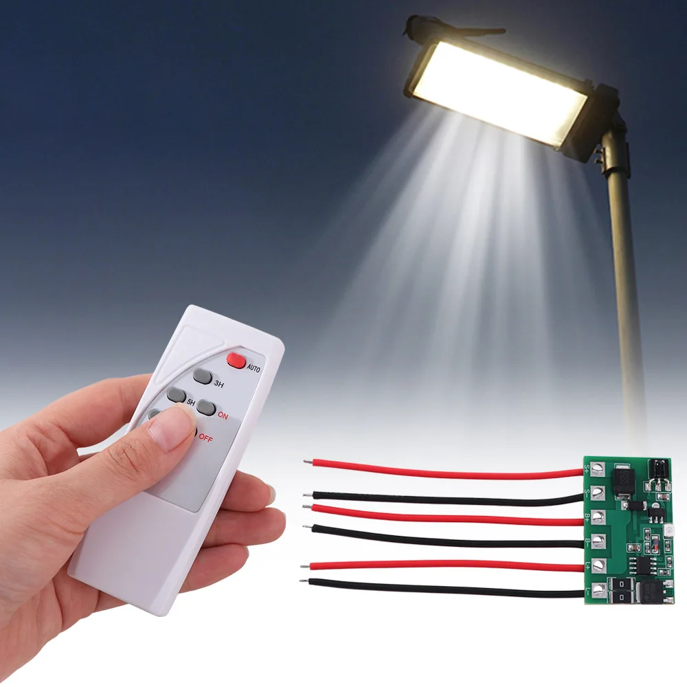 With Remote Control Solar Light Circuit Board Timing Function Driver Board Solar Street Light Control Board Control Board