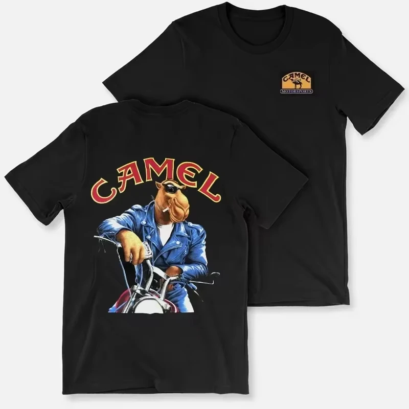 camel cigarettes clothing 2026 Summer Retro Car Camel Cigarettes T-Shirt Vintage Cotton Tops Tee  Casual Streetwear Women Men's Clothing Motosport Shirt