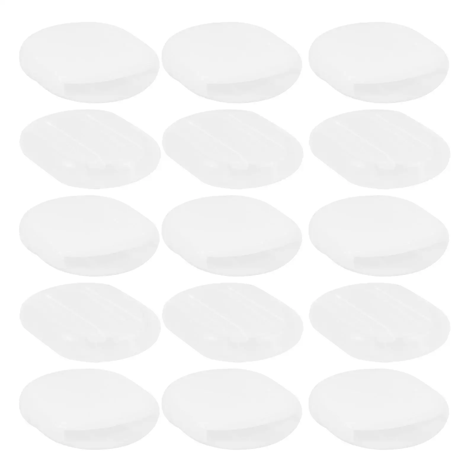 

40 Pcs Clip Pads Soft Oval Ear Clip Transparent Cushion Pain Proof Lightweight Thin Oval Accessories for Earrings