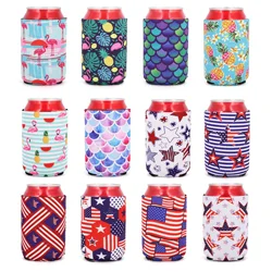 2Pcs Neoprene 12OZ Standard Can Cooler Regular Can Insulated Cover for Beer Beverage Soda Drink Can Wedding Favors