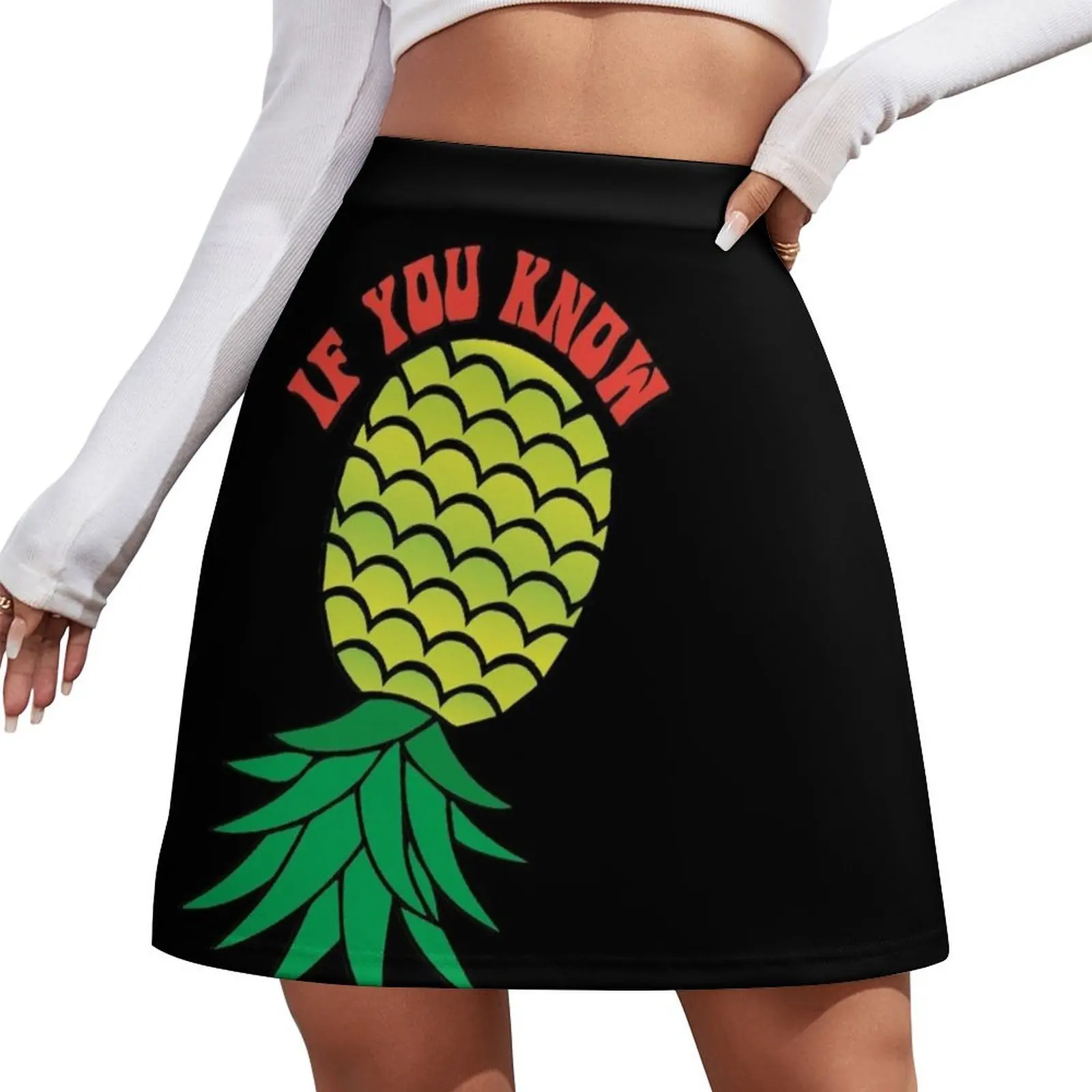 

Upside Down Pineapple Swinger Mini Skirt Korean clothing Kawaii summer dresses for women 2026