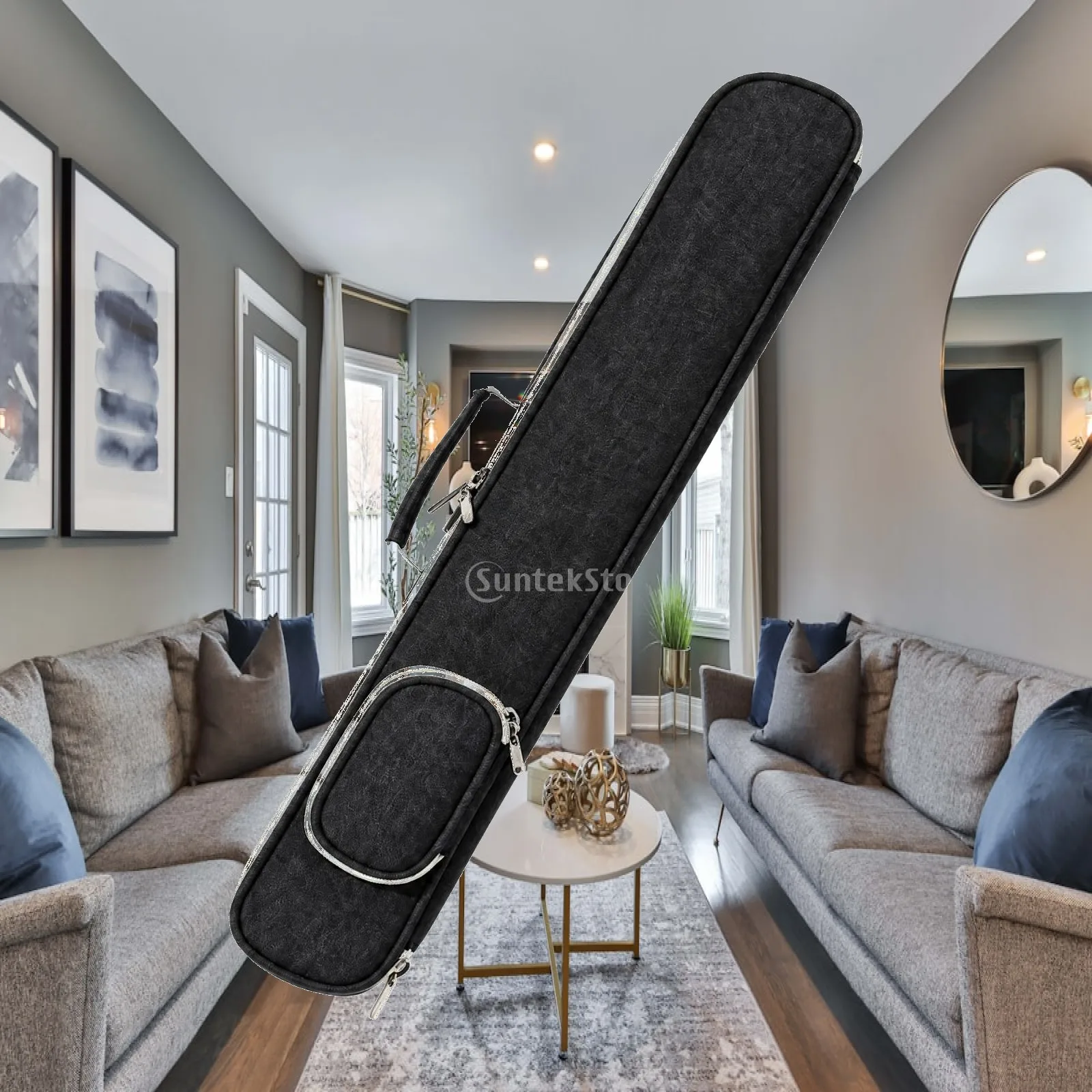 Soft Flute Carrying Bag with Handle and Shoulder Strap Oxford Polyester Padded Protection for Daily Use Commute Storage