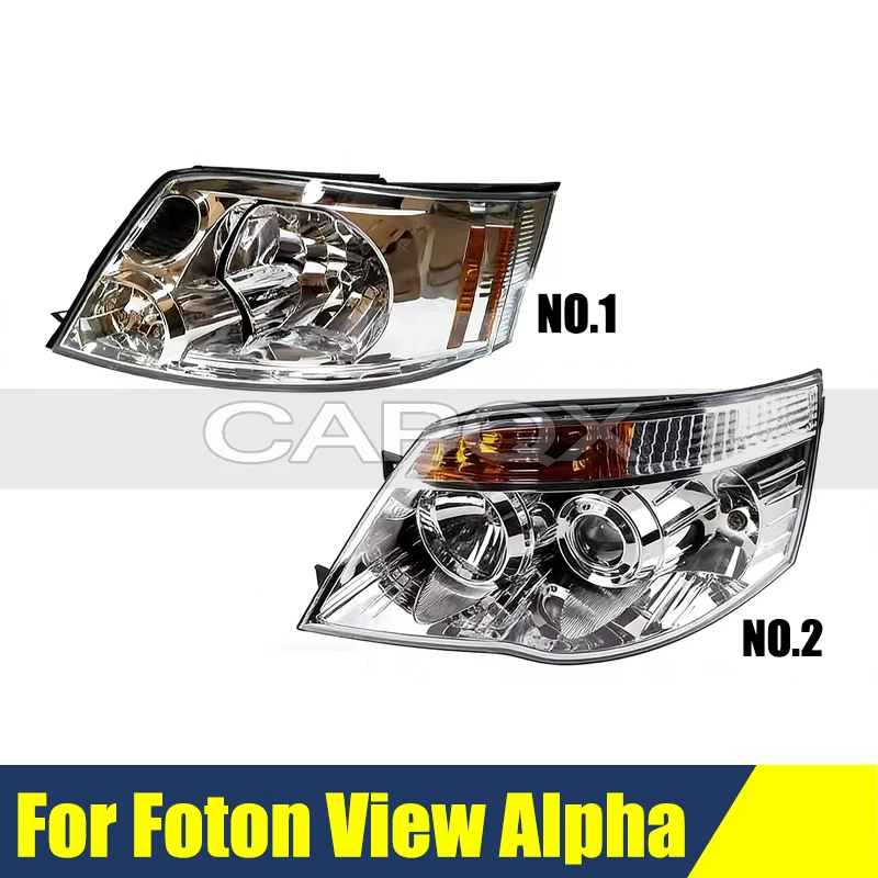 Front Bumper Headlight Headlamp For Foton View Alpha‌ Head Light Head Lamp