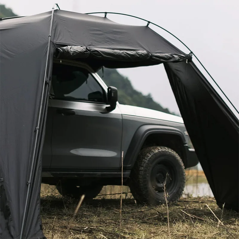 Car Side Awning, Waterproof Canopy, Tailgate Tent, UV-Protective Awning, Road Trips, Camping & Outdoor Shelter