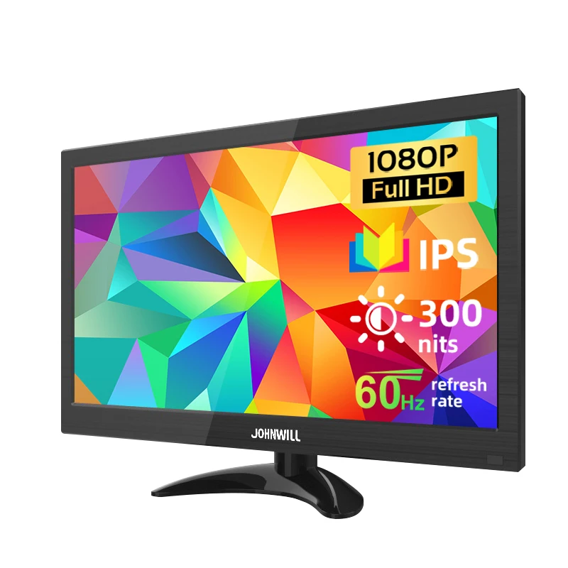 10.1/11.6/13.3-inch monitor, 16:9, 60Hz, built-in audio, industrial embedded, monitoring, car display screen, AV/VGA/HDMI input