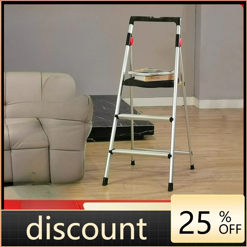 LTT Aluminum Alloy Household Tool Ladder Household Folding Thickened Herringbone Ladder