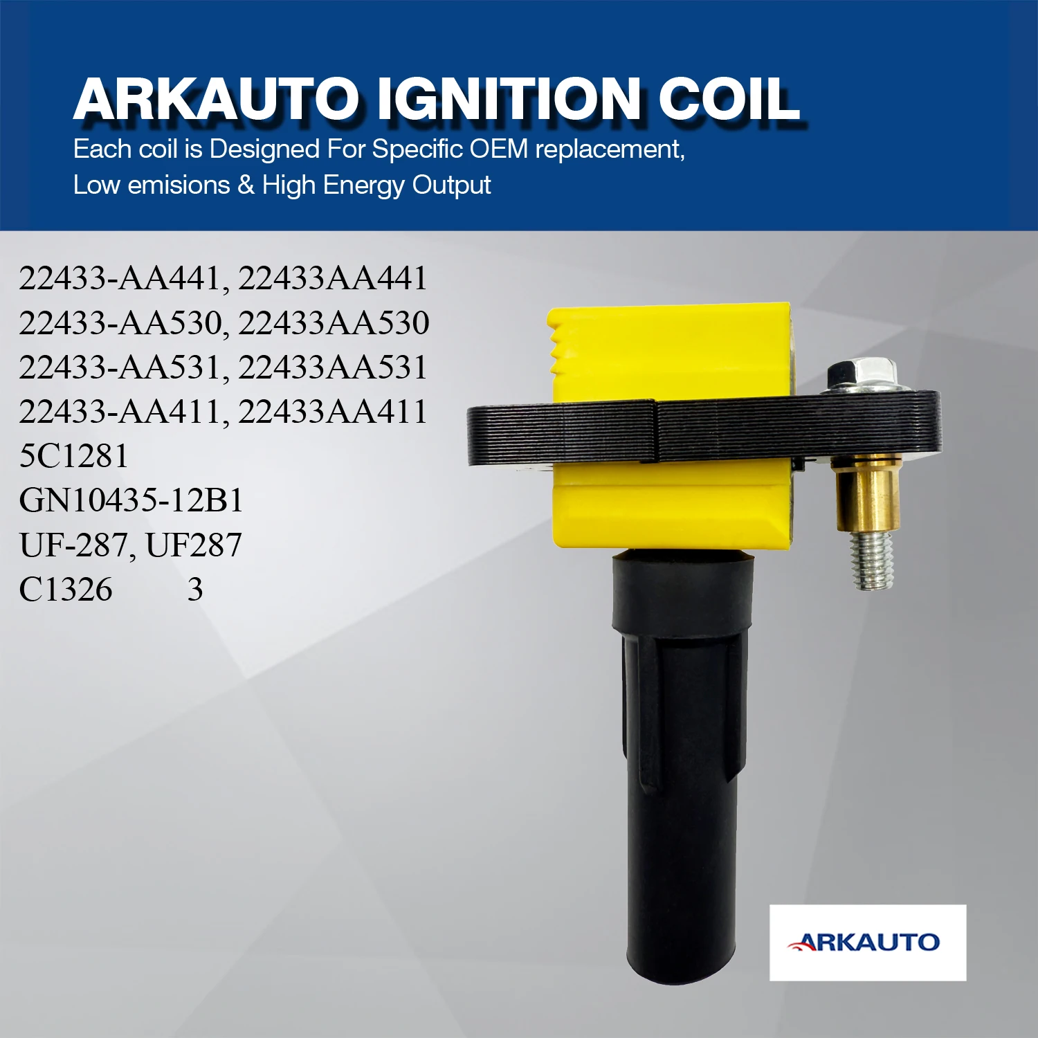 6 قطعة ARKAUTO أداء ملف الإشعال حزم 22433-AA441 UF287 لسوبارو B9 تريبيكا 3.0 3.6 EZ30 EZ36 ليجاسي Outback Tribeca #4