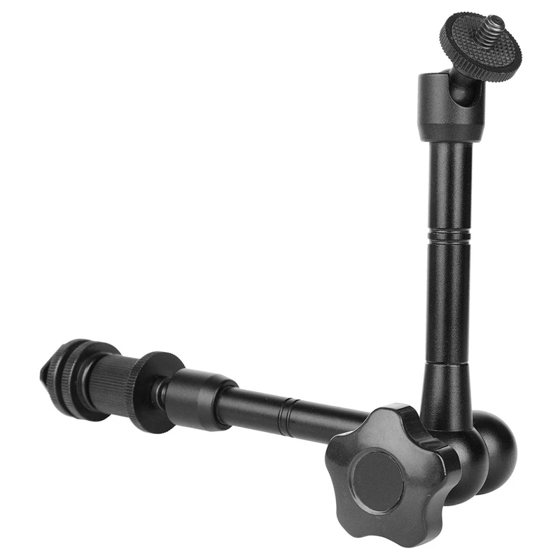 N11R- 6X Magic Arm 11 Inch Articulating Arm Magic Friction With Hot Shoe Mount & 1/4 Inch Tripod Screw