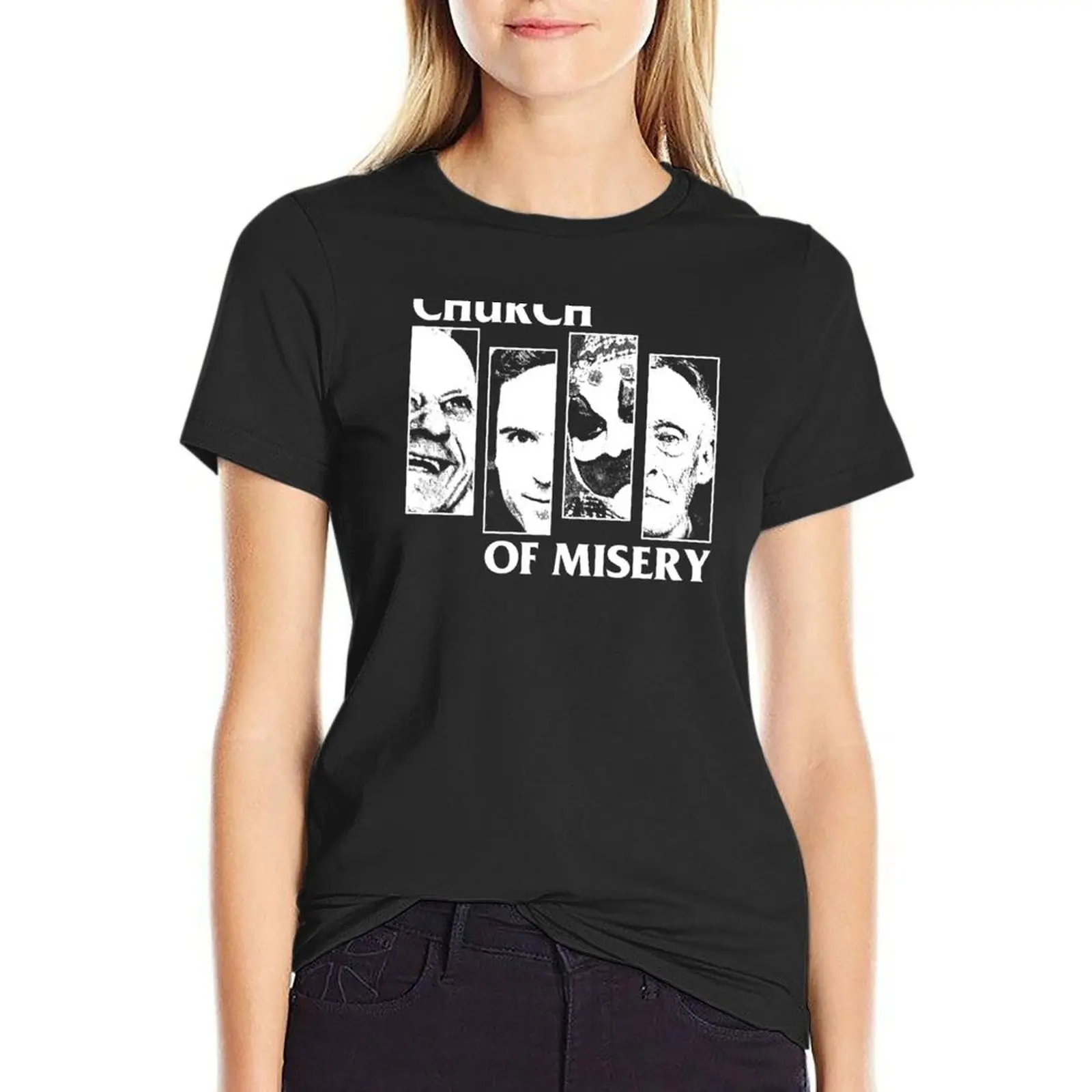 CHURCH OF MISERY BAND T-Shirt anime clothes plain korean fashion t-shirt dress for Women plus size sexy