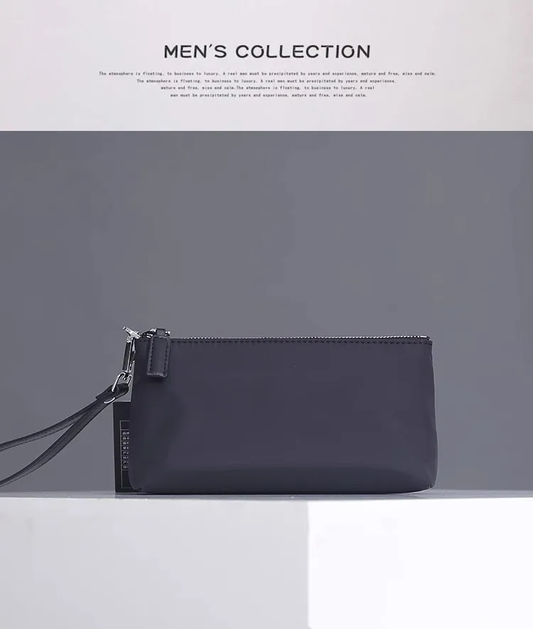 

New Style Canvas Men's Casual Nylon Clutch Bag, Oxford Fabric Handbag, Minimalist Phone Bag with Large Capacity