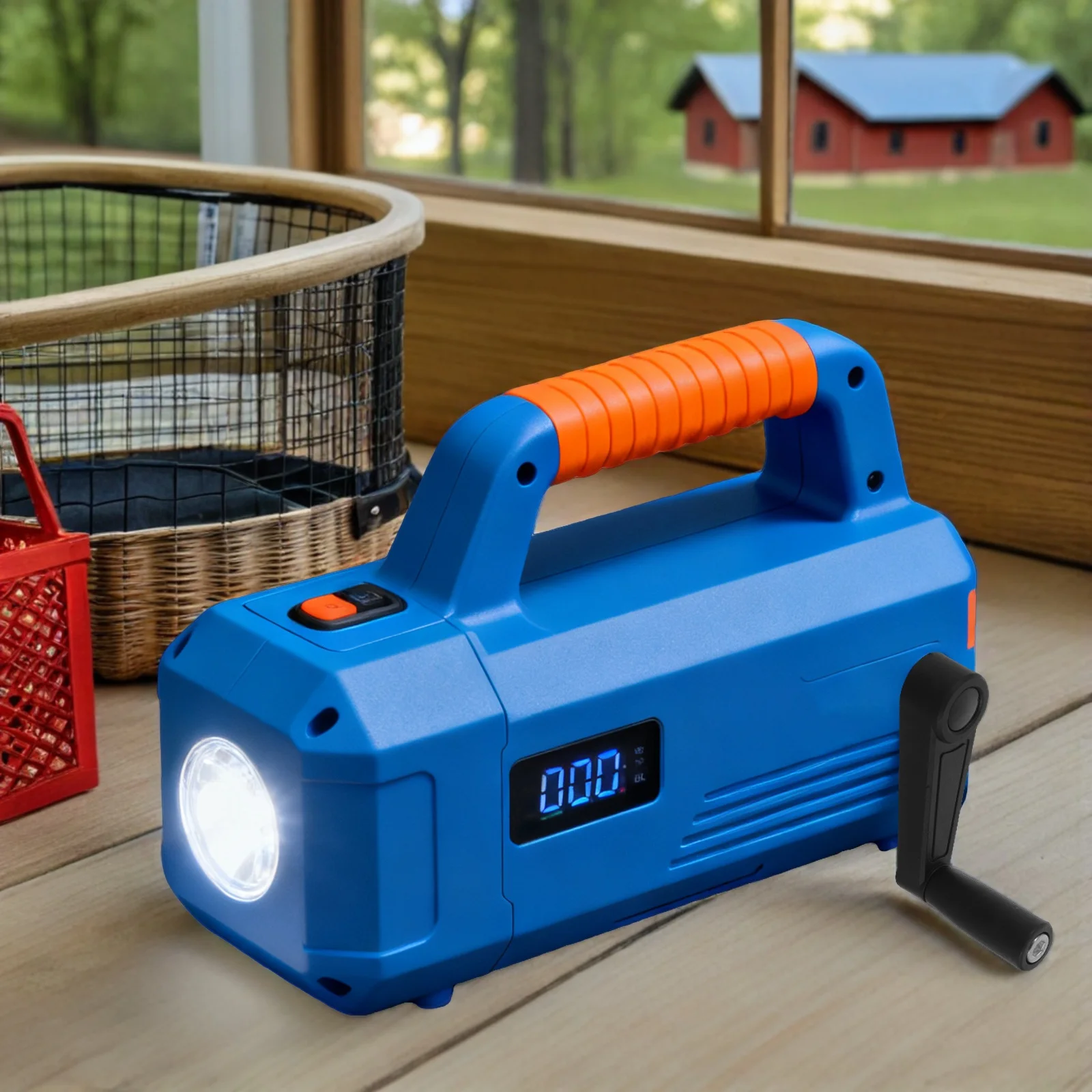 

Round Hole Crank Handle 10Mm Manual Generator Replacement For Work Bench Milling Machine Lathe Drill Press Rv Vent