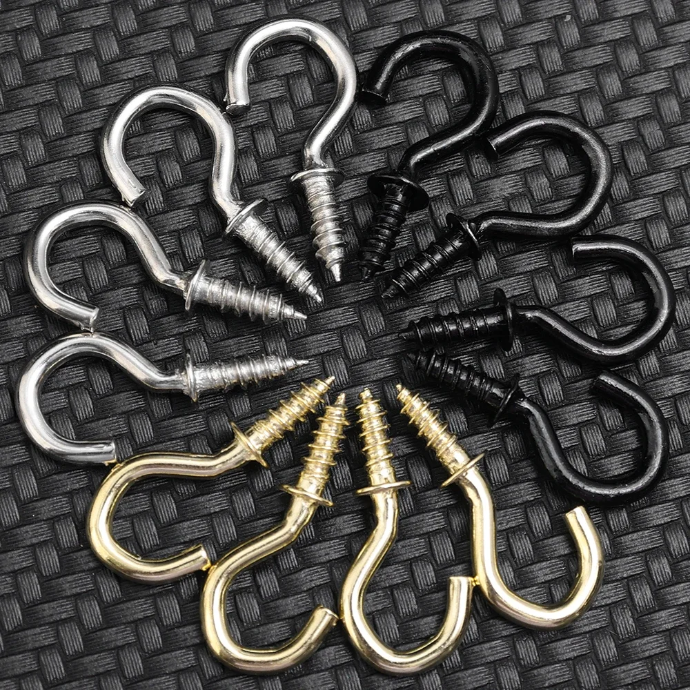 Wholesale Stainless Steel Hooks Heavy Duty Ceiling Hook Multipurpose Screw Hook Self-tapping Screw Hooking for Hanging Hangers