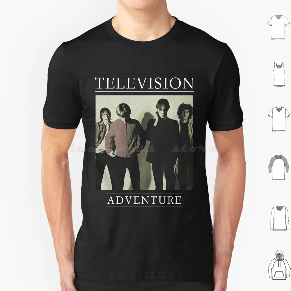 

Adventure T Shirt 6xl Cotton Cool Tee Band Band Punk Proto Alt Alternative Music Marquee Moon Album 70s Legend
