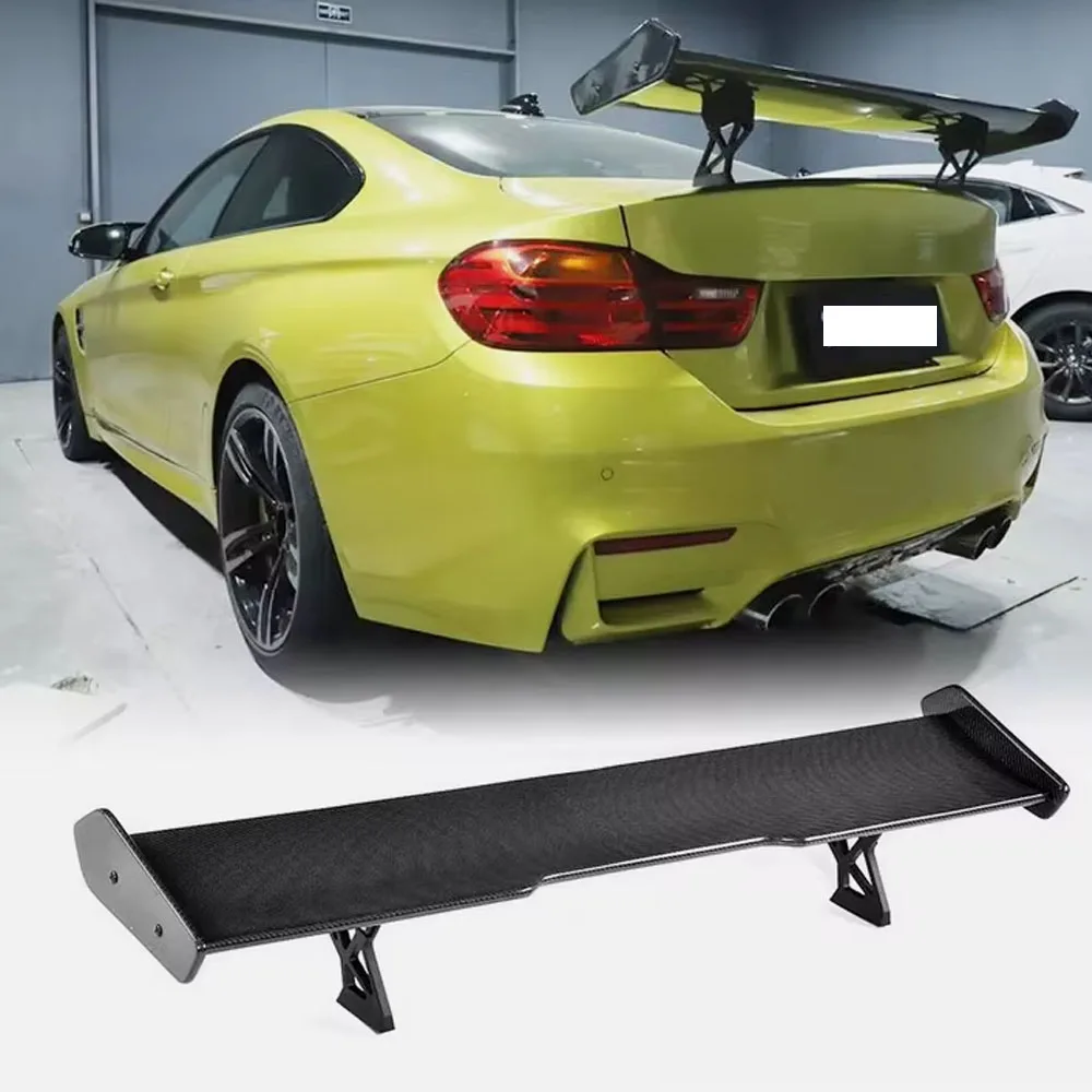 For BMW F80 M3 F82 M4 14-19 REAL Carbon Rear Trunk Spoiler GT Wing Highkick Lid