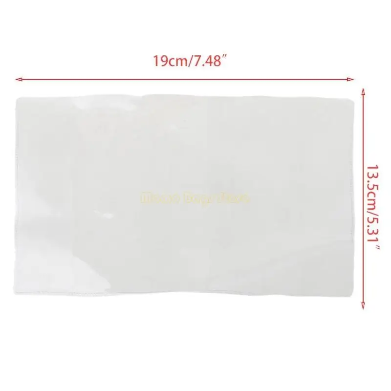 X90d Người giữ bìa hộ chiếu rõ ràng trong suốt cho người bảo vệ du lịch của người tổ chức trường hợp