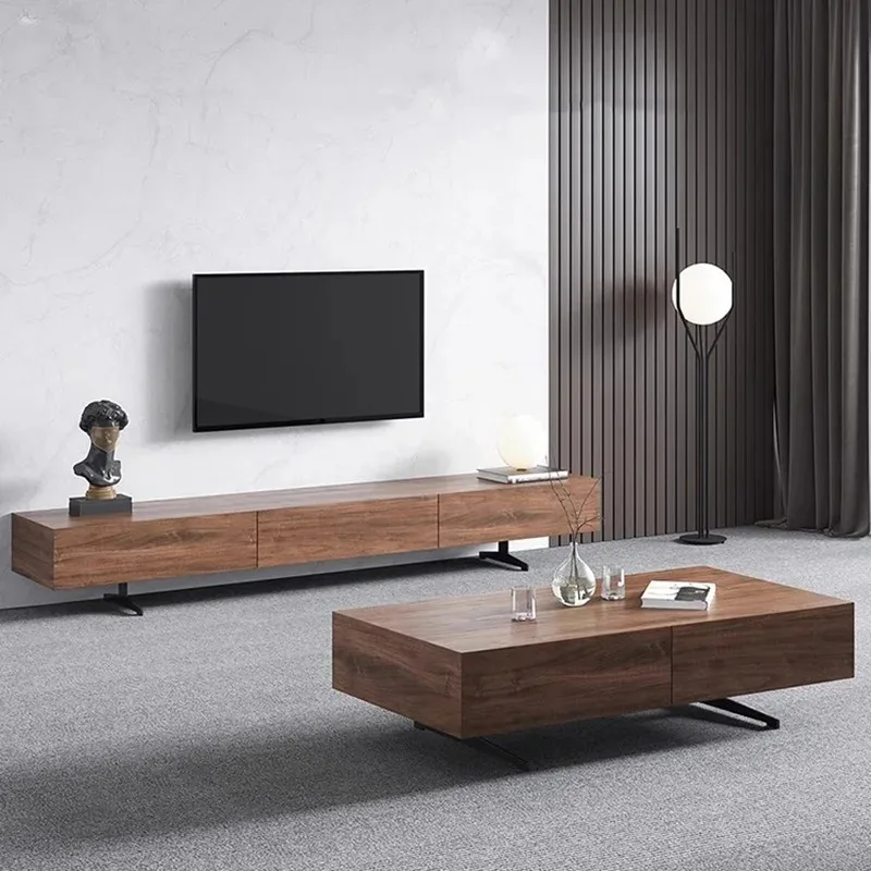 حامل تلفاز جمالي كبير الحجم إسكندنافي عصري وبسيط ممتاز احترافي حامل تلفاز صغير جمال فريد من نوعه ديكور منزلي #2