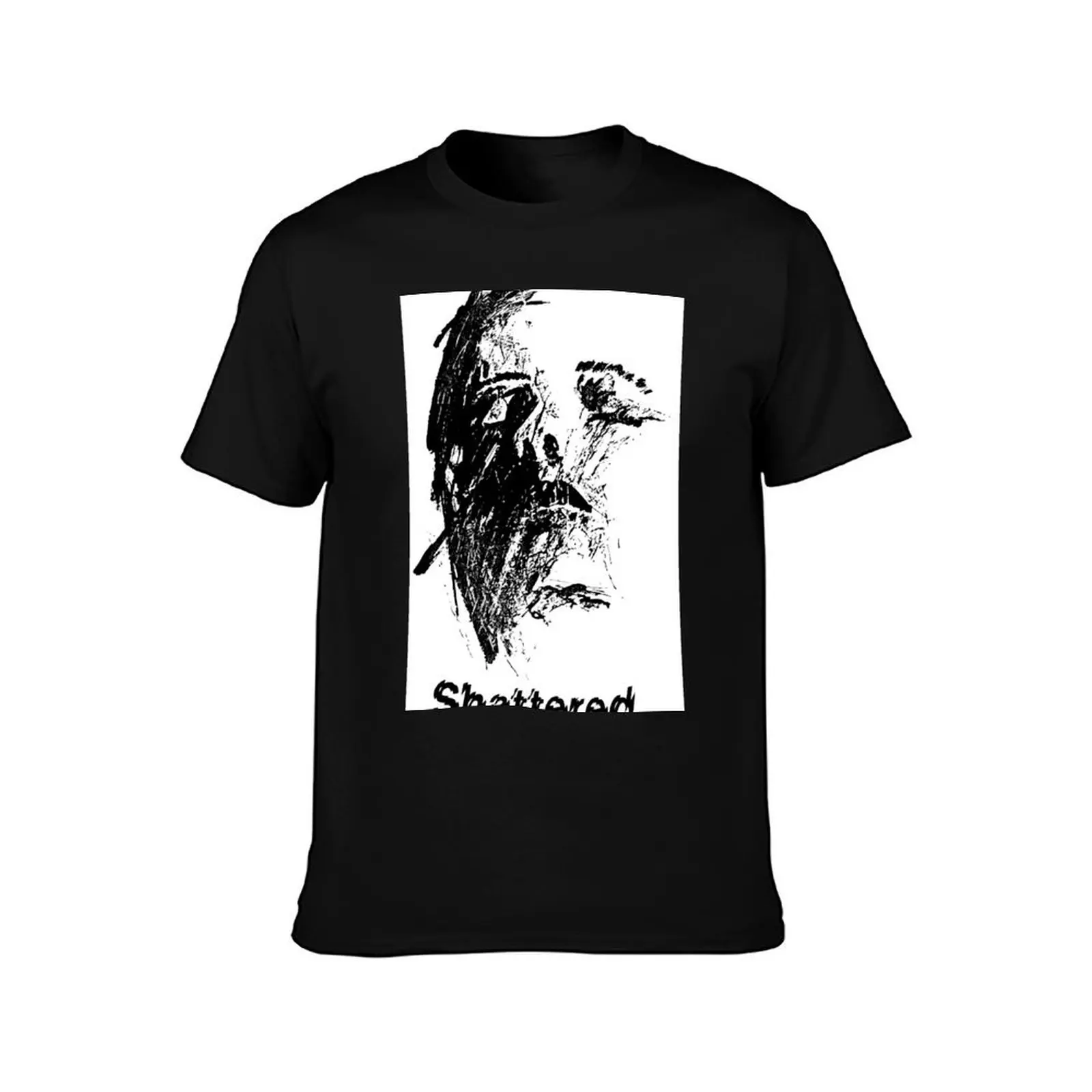 Shattered face T-Shirt Lightweight Running Sports T-Shirt