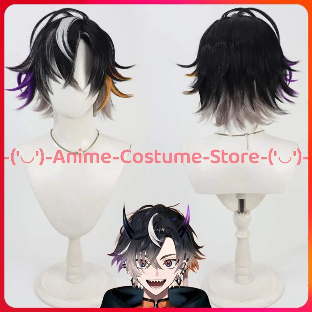 

Virtual VTuber Onigaya Ten Cosplay Wig Anime Game Character Halloween Carnival Party Costume Wigs Heat Resistant Synthetic Hair