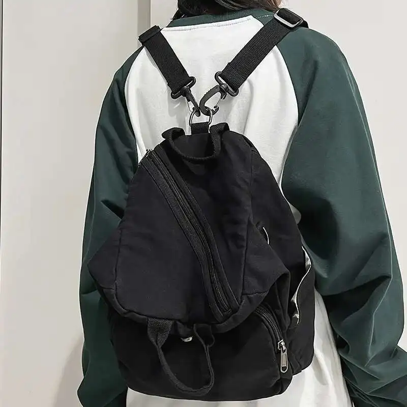 

Laptop Girl Travel Brown Bag Fashion Female College Student Backpack Ladies Canvas Vintage Backpack Small Cool Women School Bags