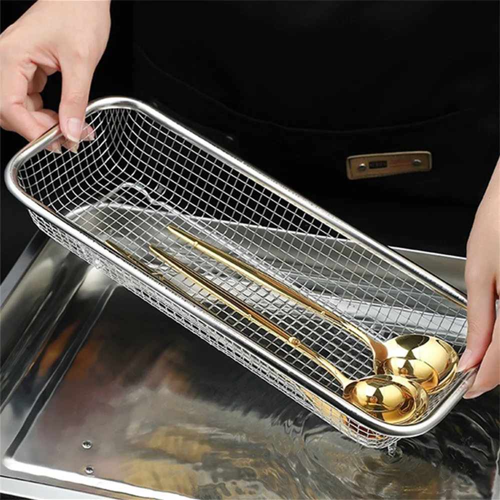 

1pc Stainless Steel Chopstick Basket, Drain Cage, Suitable For Holding Spoons, Forks, Chopsticks Storage, Storage Drain Basket,