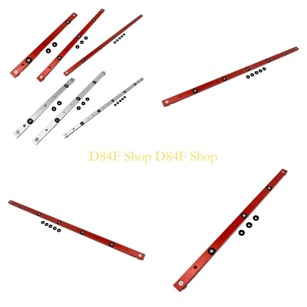 D84F Aluminum T Slot Track Bar 300Mm 450Mm 650Mm For Woodworking Table Sawer Router