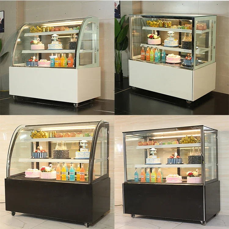 Factory Price Cake Display Fridge Bakery Refrigerator Cake Dessert Display Cake Cabinet Showcase