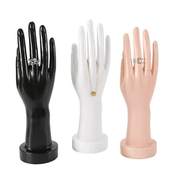 1 27cm PVC Plastic Low Gloss Women Seamless Right Hand Mannequin Female's Gloves Bracelet Jewelry Display Prop