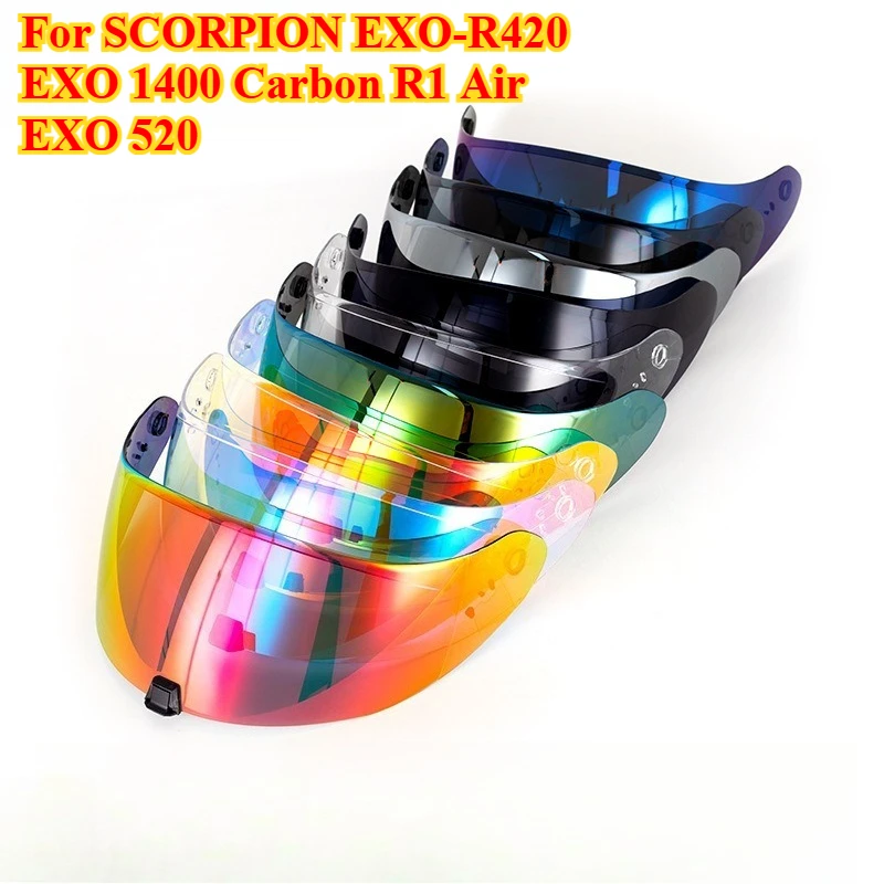 

Helmet Visor Suitable for SCORPION EXO-R420 EXO 1400 Carbon, R1 Air EXO 520 Face Shield Visor Windshield Sunshield Anti-UV