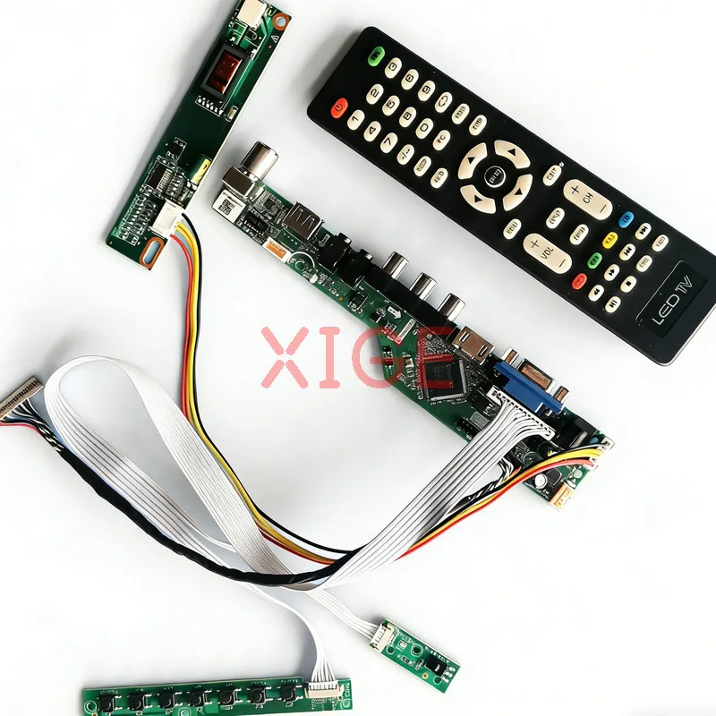 

Плата контроллера для B141XN04 TX36D79VC1CAB B141XN03 B141XG03 1024x768 LVDS 20-контактный HDMI+VGA+AV+USB 1024*768 1-CCFL Комплект для самостоятельной сборки
