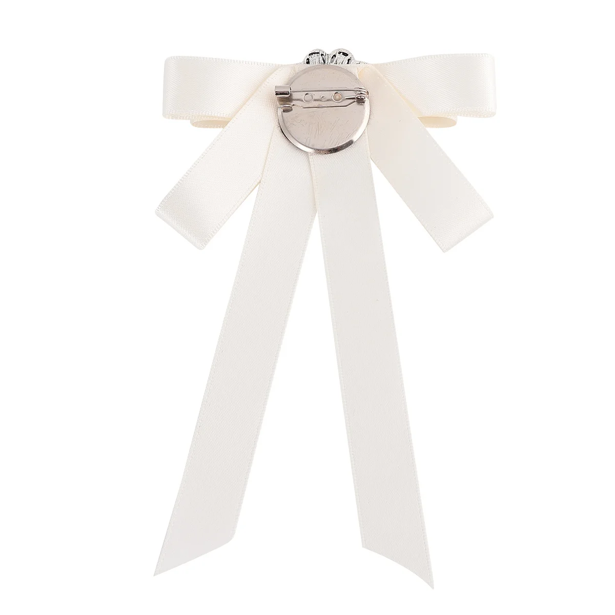 

Fashion Brooch Bow Tie for Women Ribbon Vintage Jewelry Rhinestone Brooches