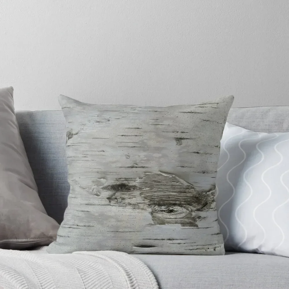 

Birch Texture Throw Pillow bed pillows christmas decorations 2025 pillow