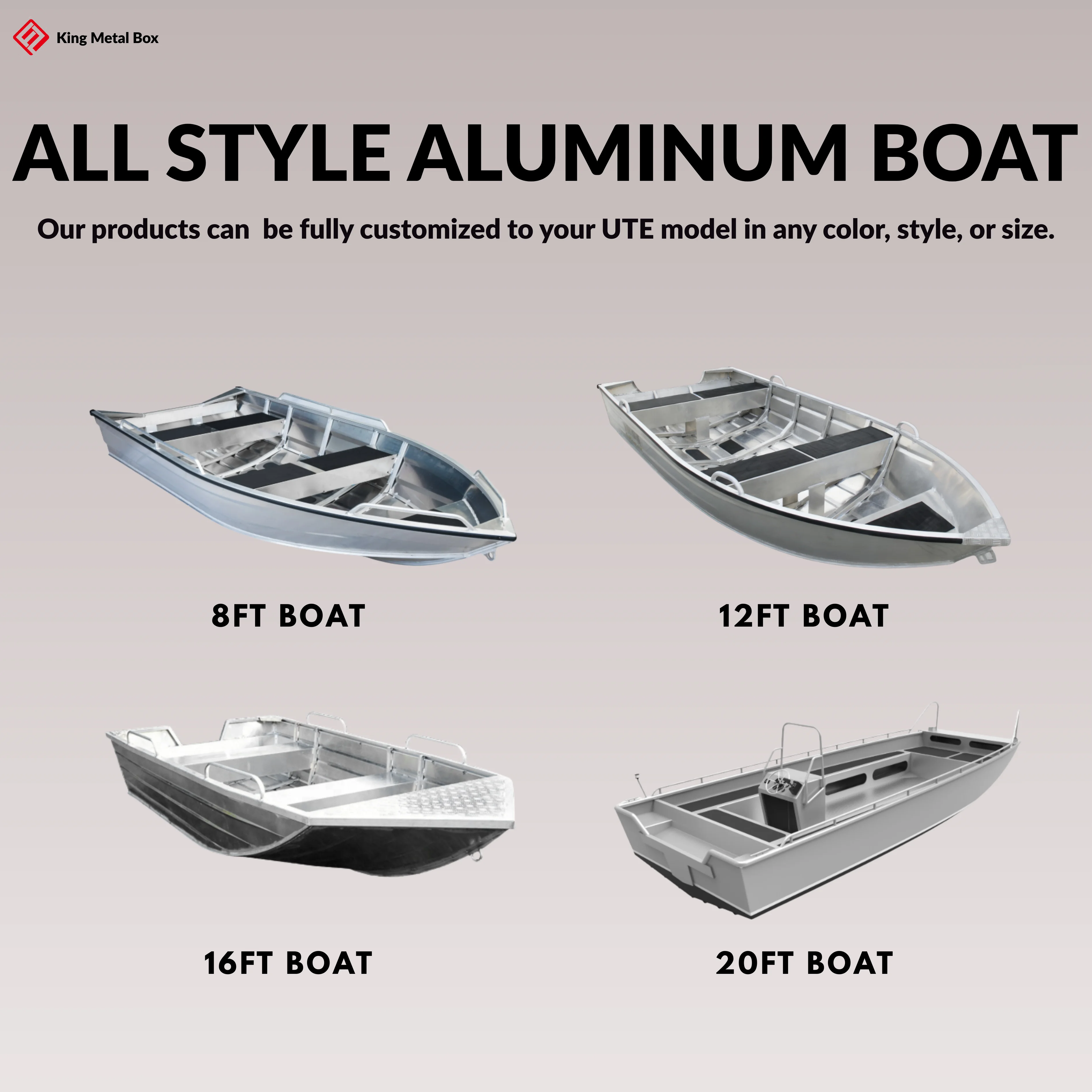 قارب ألومنيوم بطول 3.3 متر مع - مراجعة Fishing Boat Aluminum وسعره